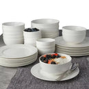 40-Piece Dinnerware Set - White