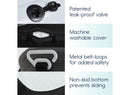 UberBoost Inflatable Booster Seat - Black/Gray
