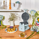 Beautiful Rotating Belgian Waffle Maker - Cornflower Blue