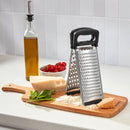 2-in-1 Detachable Grater - Silver & Black