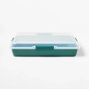 Nonstick Aluminized Steel Cake Pan Set with Lid - Dark Green