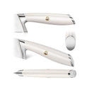 L1 Series 1027129 German Steel Forged 7-Piece Cleaver Knife Block Set - White