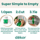 Diaper Dekor Eko Mini Diaper Pail Refill - 2pk