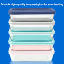 Glass Meal Prep Storage Containers - Multi-Color