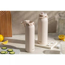 32oz Stainless Steel Water Bottle - Tonal Cream