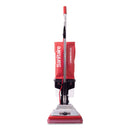 Sanitaire Tradition Upright Vacuum With Dust Cup, 7 Amp, 12" Path, Red/Steel - EURSC887E