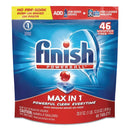 FINISH Powerball Max In 1 Dishwasher Tabs, Original Scent, 46/Pack, 4 Packs/Carton - RAC20605CT