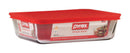 Pyrex Simply Store 6 cups Clear Food Storage Container 1 pk, Pack of 4