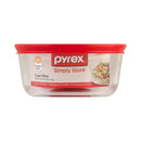 Pyrex 2 cups Clear Food Storage Container 1 pk, Pack of 6