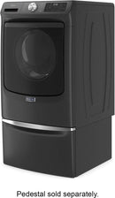 Maytag – 4.5 Cu. Ft. High Efficiency Stackable Front Load Washer with Steam and Extra Power Button – Volcano Black
