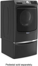 Maytag – 4.5 Cu. Ft. High Efficiency Stackable Front Load Washer with Steam and Extra Power Button – Volcano Black