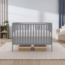 5-in-1 Convertible Crib - Grey