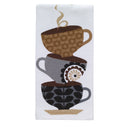 T-Fal Multicolored Cotton Coffee Cups Kitchen Towel 1 pk, Pack of 6