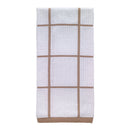 T-Fal Sand Cotton Checked Parquet Kitchen Towel 1 pk, Pack of 6