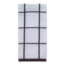 T-Fal Charcoal Cotton Checked Parquet Kitchen Towel 1 pk, Pack of 6