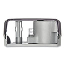 San Jamar Versatwin Tissue Dispenser, 8 X 5 3/4 X 12 3/4, Transparent Black Pearl - SJMR3600TBK