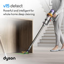 Dyson V15 Detect Cordless Vacuum With 8 Accessories Yellow/Nickel