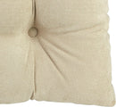 Overstuffed Non-Slip Dining Chair Cushions - Linear Stone Tan