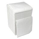 GEN Cocktail Napkins, 1-Ply, 9W X 9D, White, 500/Pack, 8 Packs/Carton - GENCOCKTAILNAPW