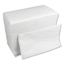 Boardwalk 1/8-Fold Dinner Napkins, 2-Ply, 15 X 17, White, 300/Pack, 10 Packs/Carton - BWK8321W