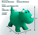 Dino Animal Hopper Inflatable Bouncing Toy - Green