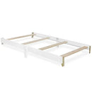 Mini Crib Bed Rail - White
