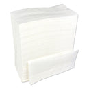Boardwalk Tallfold Dispenser Napkin, 12" X 7", White, 500/Pack, 20 Packs/Carton - BWK8302W