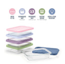 Everyday 10pc 3c Glass Meal prep Food Storage Container Set - Coastal Postcard