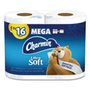 Charmin Ultra Soft Bathroom Tissue, Septic Safe, 2-Ply, White, 4 X 3.92, 264 Sheets/Roll, 4 Rolls/Pack - PGC52769PK
