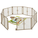 Superyard Indoor Outdoor 8 Panel Freestanding Gate