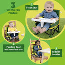 John Deere Pop N' Sit Portable Booster Seat - Green