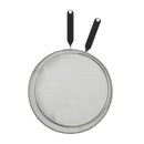 Ready 2pc Splatter Screen: Metal Oil Guard for Frying Pan