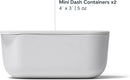 Mini Dash Inserts - 2pc .6 Cup Dash Ramekins w/Lids