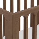 Sicily 3-in-1 Convertible Crib with Toddler Guardrail - Hazelnut