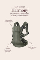 Baby Carrier Harmony 3D Mesh - Gray Beige