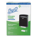 Scott Control Slimfold Towel Dispenser, 13.3 X 5.9 X 18.9, Black - KCC49150