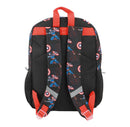 Kids' Backpack with Lunch Kit and Water Bottle - Black
