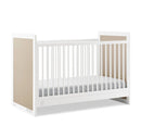 4-in-1 Convertible Crib - Bianca White/Natural