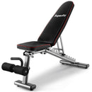 660 LBS Strength Training Bench With 10 Back and 3 Seat for Full Body Workout-Black