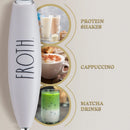 Handheld Electric Milk Frother - Sand