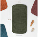 Muslin Burp Cloths - Kelp, Pack of 10