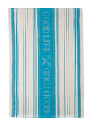 Kay Dee Cooks Kitchen Teal Cotton Tea Towel 1 pk, Pack of 6