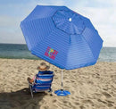 8 ft Beach Umbrella with Wind Vent and Sand Anchor