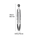 Food Tongs with Locking Handle - Stainless Steel