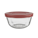 Anchor Hocking Mixing Bowl Clear/Red, Pack of 2
