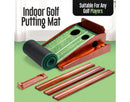 Indoor Golf Putting Mat with 1/2 Hole Training