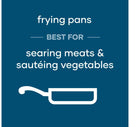 Stainless Steel Frying Pans Set - 2-Piece