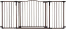 Deluxe Décor Safety Gate: Extra Wide Baby Gate - Adjustable 38.3 to 72 Inches Wide - 30 Inches Tall - Matte Bronze