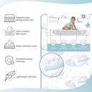 Breathable 5" Spring Coil Portable Crib Mattress