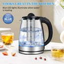 Electric Kettle with Stainless Steel Removable Infuser: 2L